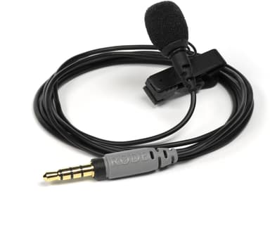 Rode Smartlav+ Myggmikrofon av broadcastkvalité Svart