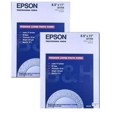 Epson Papper Photo Premium Luster A4 250-Ark 250g 