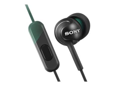 Sony MDR-EX110AP In-Ear kuulokkeet mikrofonilla Kuulokkeet 3,5 mm jakkiliitin Stereo Musta