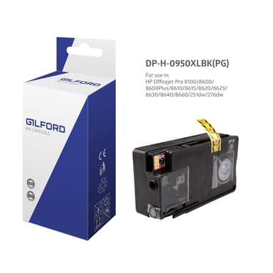 Gilford Bläck Svart Dh-950Xlbk - Pro 8100 