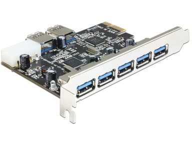 Delock PCI-E X1 Card 5X Ext+ 2X Int USB 3.0 