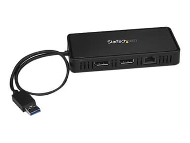 Startech USB to Dual DisplayPort Mini Dock with GbE LAN USB 3.0 Dockingstation 