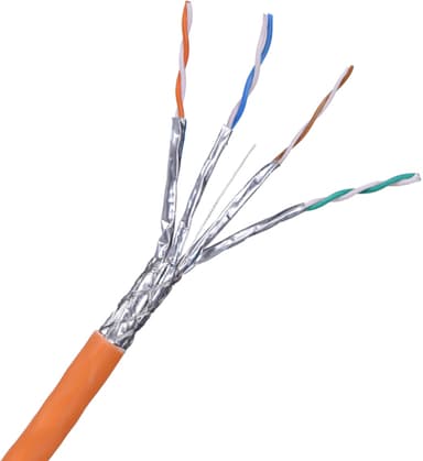 Direktronik Bulkkikaapeli CAT 7 Suojattu kierretty parijohto (SSTP) Oranssi 305m 