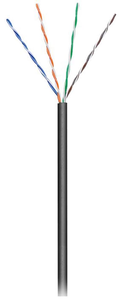 Microconnect Bulkkabel CAT 5e UTP (oskärmat tvinnat par) Svart 100m