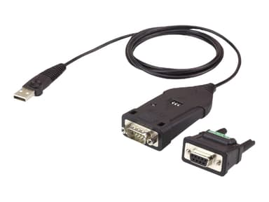 Aten UC485 1.2m USB A-tyyppi DB-9 Musta