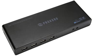 Prokord Workplace No Charging Dockningsstation 5K USB 3.2 Gen 1 (3.1 Gen 1) Type-C