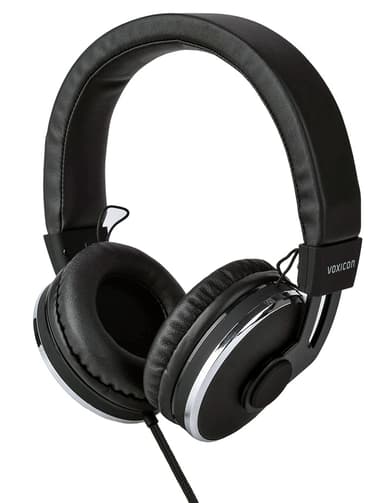 Voxicon Over-Ear Headphone 892 3,5 mm jackstik Stereo Sort 