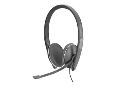 EPOS ADAPT SC165 USB 3,5 mm kontakt USB Optimerad för UC Skype for Buisness Stereo Svart Vit 