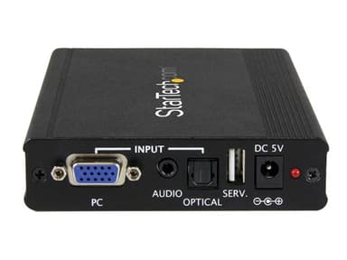 Startech VGA to HDMI Converter with Scaler Svart