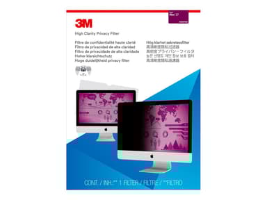 3M personvernfilter med stor klarhet for 27" Apple iMac 