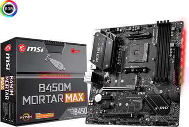 MSI B450M MORTAR MAX Micro ATX Moederbord 