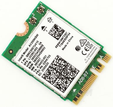 Intel Wi-Fi 6 AX200 2230 