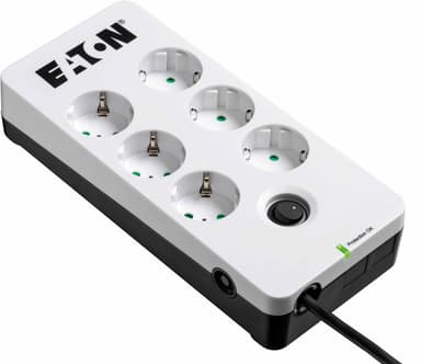 Eaton Protection Box 6 eluttag 10A Extern 6st Vit