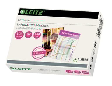 Leitz Lamineringsficka 125mic A7 100st 