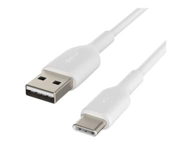 Belkin USB-A To USB-C Cable 2m Valkoinen