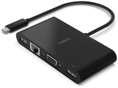 Belkin Multimedia Adapter USB 3.2 Gen 1 (3.1 Gen 1) Type-C