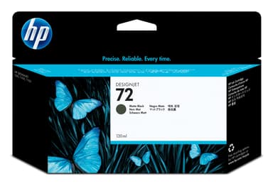 HP Muste Matta Musta No.72 - T1100 130ml 