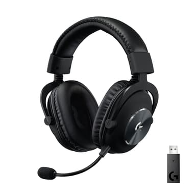 Logitech Pro X Wireless Gaming Headset Black Stereo Svart 
