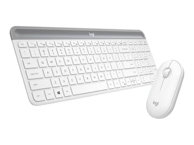 Logitech Slim Wireless Combo MK470 Trådløs Nordisk Nordisk Tastatur- og mussett Tastatur- og mussett
