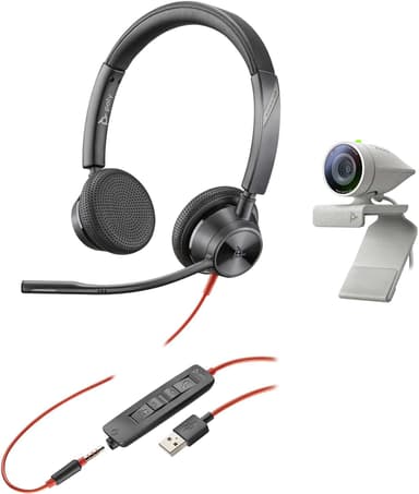 Poly Studio P5 Kit med Poly Blackwire 3325 Headset 