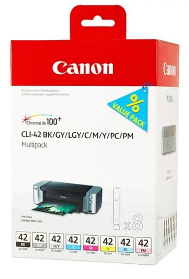 Canon Inkt Multipack CLI-42 (8-Colors) 