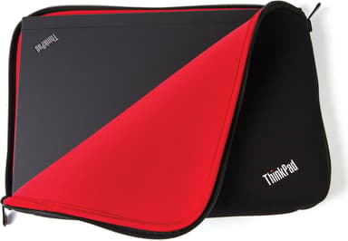 Lenovo Thinkpad Fitted Reversible Sleeve 14" Neoprene Musta Punainen