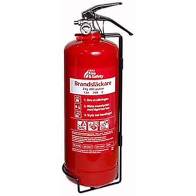 Nexa Fire-Extinguisher 2kg ABC-Powder Wall Mount 