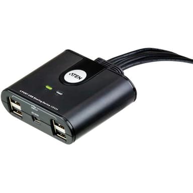 Aten US424 4-Port USB Peripheral Sharing Device USB Gedeelde switch voor USB-randapparatuur