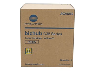 Konica Minolta Toner Gul TNP-22Y 6k - BIZHUB C35 