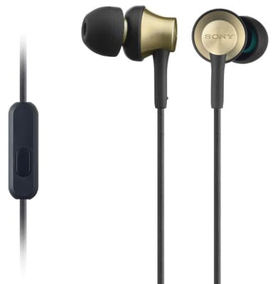 Sony MDR EX650AP In-Ear hörlurar med mikrofon 3,5 mm kontakt Stereo Svart 