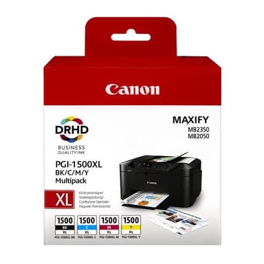 Canon Inkt Multipack PGI-1500XL BK/C/M/Y 