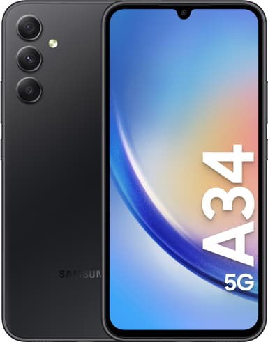 Samsung Galaxy A34 5G 128GB Kaksois-SIM Musta 