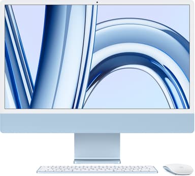 Apple iMac (2023) 24" Blå M3 8GB 512GB SSD 10-core