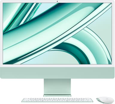 Apple iMac (2023) 24" Grønn M3 8GB 256GB SSD 8-core