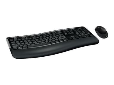 Microsoft Wireless Comfort Desktop 5050 Engelsk internasjonal Tastatur- og mussett 