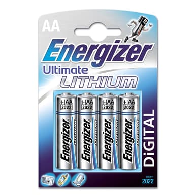 Energizer Batteri Ultimate Lithium AA/LR6 4-pk 
