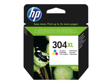 HP Bläck Tri-Color No.304XL - Deskjet 3720/3730/3732 