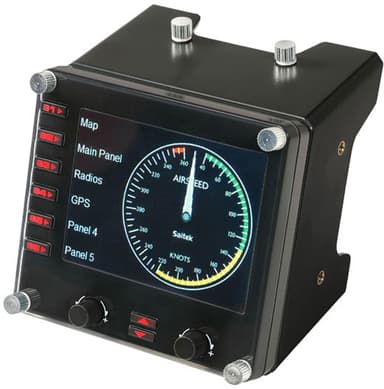 Logitech Pro Flight Instrument Panel Svart 