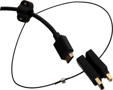 Prokord Video Adapter Kit DP DisplayPort DisplayPort Mini Male HDMI Female Zwart 