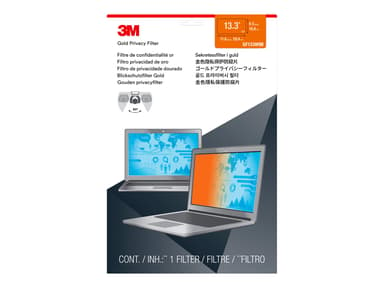 3M Guld sekretessfilter till bärbar dator med widescreen 13,3 tum 13.3" 16:9 