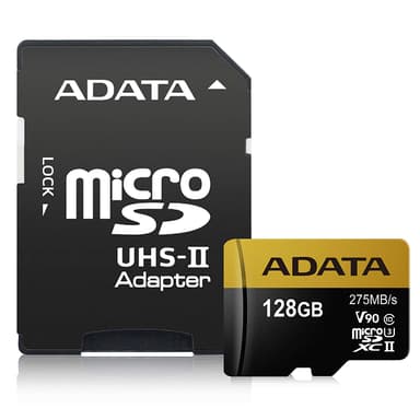 Adata Premier ONE 128GB microSDXC UHS-II Memory Card 
