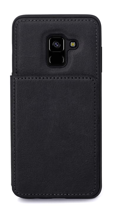 Cirafon Genuine Leather Flip Wallet Samsung Galaxy A8 (2018) Svart 