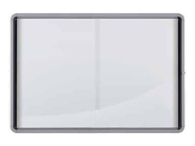 Nobo Innglasset Tavle med skyvedører for innendørsbruk 27xA4 Magnetisk Hvit 