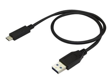 Startech USB to USB C Cable 0.5m 9-pins USB-type A Hann 24-pins USB-C Hann 