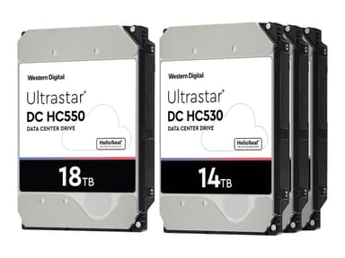 WD Ultrastar DC HC550 18TB 3.5" 7,200rpm SAS-3 