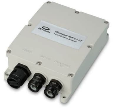 Microsemi 1-port IP67 PoE Injector 30W 
