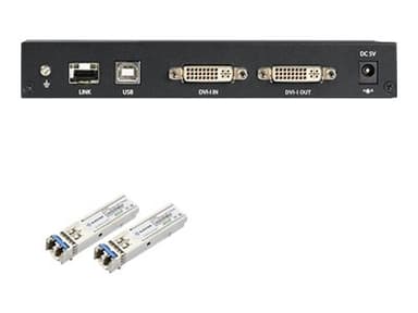 Black Box KVX KVM Extender (Incl. 2 SFP's) - SM Fiber DVI-I 