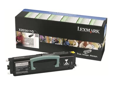 Lexmark Toner Zwart Return PROGRAM - X203A11G 