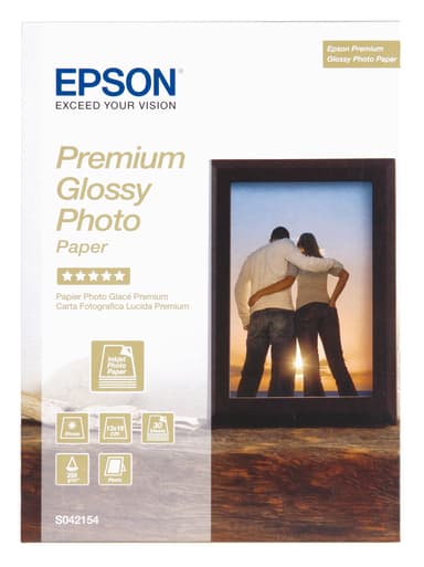 Epson Papir Photo Premium Glossy 13X18cm 30-ark 255G 