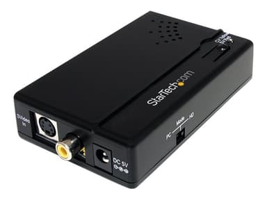 Startech Composite and S-Video to HDMI Converter with Audio Zwart 